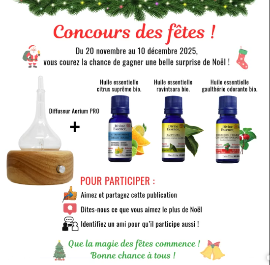 Concours Divine Essence - Superbe Coffret Bien-être à GAGNER