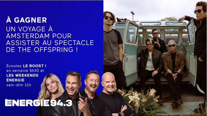 Concours Energie 94,3 - Assistez au spectacle de The Offspring à Amsterdam !