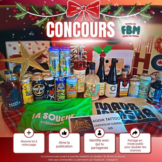 Concours Festival des Bières du Monde!