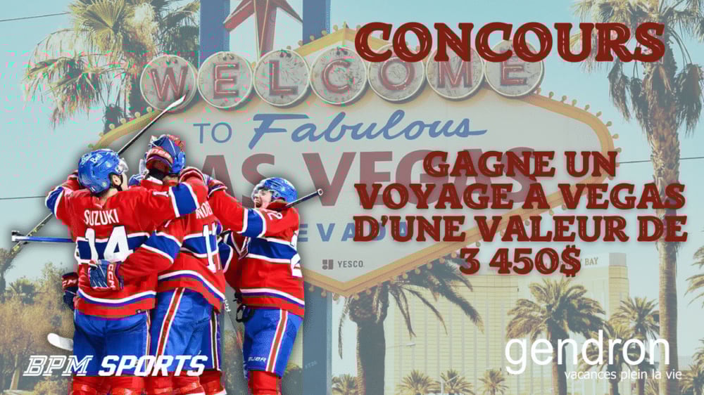 Concours Gagne un voyage à Vegas d’une valeur de 3500$ ! Concours Gagne un voyage à Vegas d’une valeur de 3500$ !