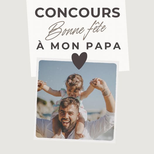 Concours Gagne une carte cadeau 123.mode de 100$ pour ton papa! Concours Gagne une carte cadeau 123.mode de 100$ pour ton papa!