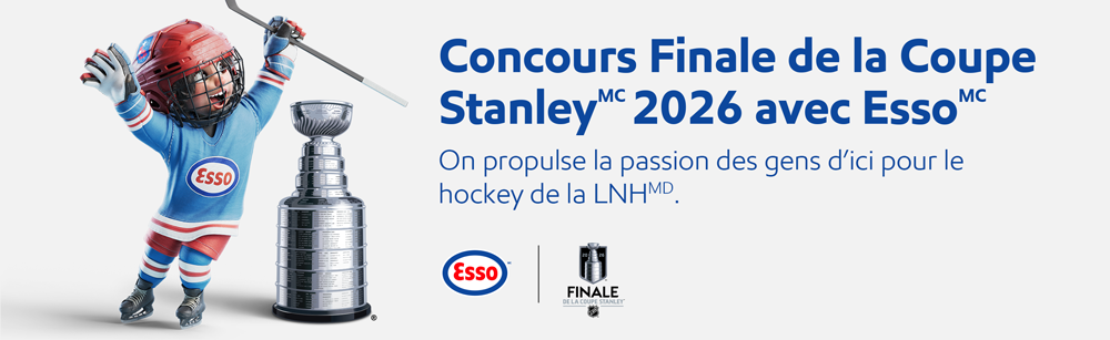 Concours Gagnez 1 des 3 voyages à un match de la finale de la Coupe Stanley!