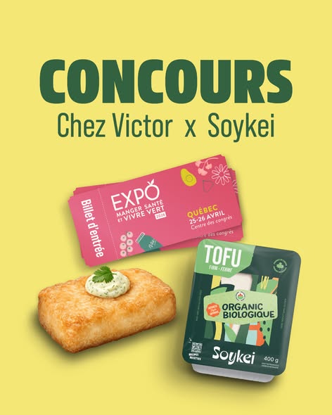Concours Gagnez 1 paire de billets pour l’Expo Manger Santé de Québec et 1 repas pour 2!