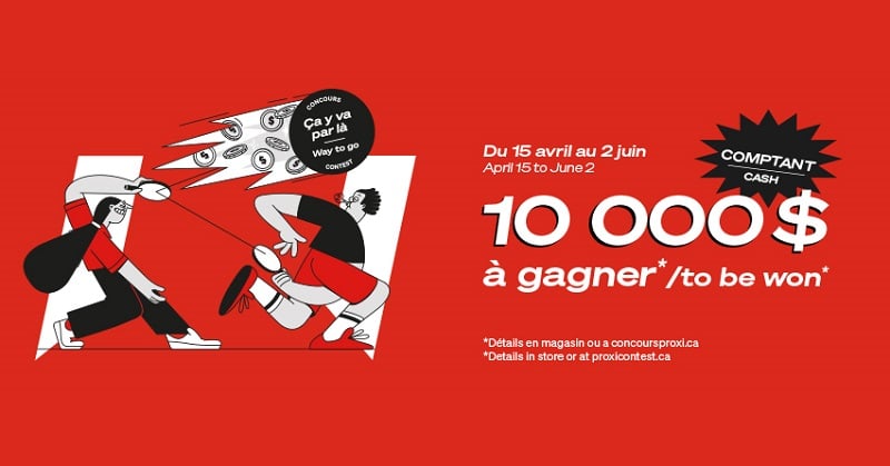 Concours Gagnez 10 000$ en argent!
