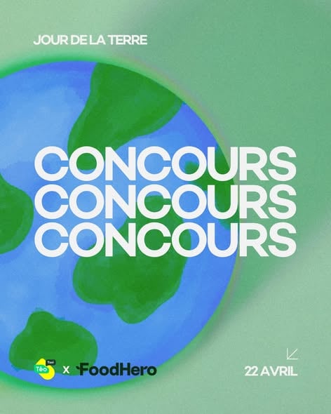 Concours Gagnez 100$ de crédit FoodHero  et une course aller-retour en Téo Taxi!