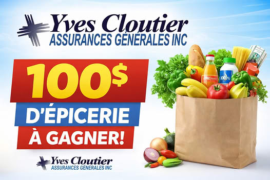 Concours Gagnez 100$ d’épicerie!