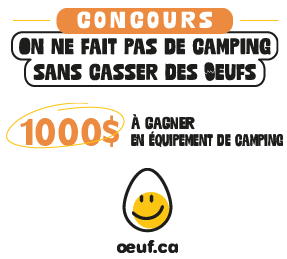Concours Gagnez 1000$ en équipement de camping!