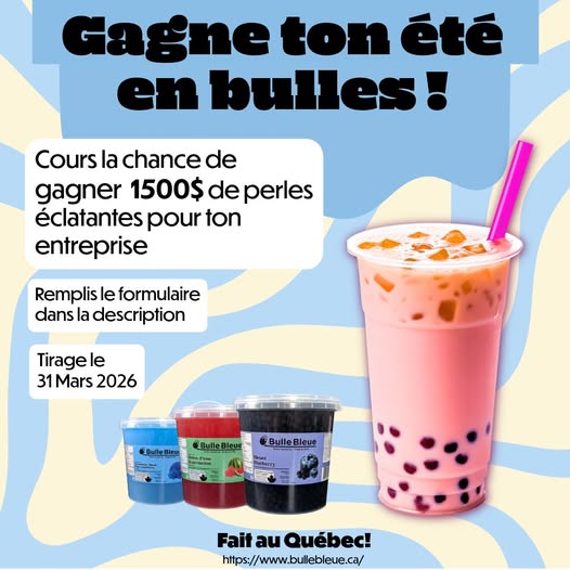 Concours Gagnez 1500$ de perles éclatante pour votre entreprise!