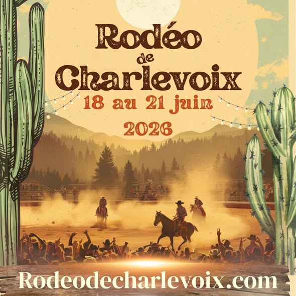 Concours Gagnez 2 passes week-end pour le Rodéo de Charlevoix!