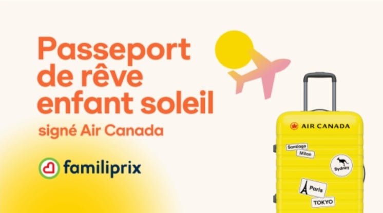 Concours Gagnez 216 000$ en voyages de rêve ou l'un des 24 prix secondaires avec Passeport de rêve Enfants Soleil!