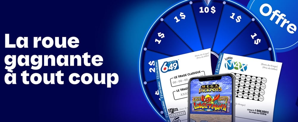 Concours Gagnez chaque jour avec la roue gagnante Loto Québec!
