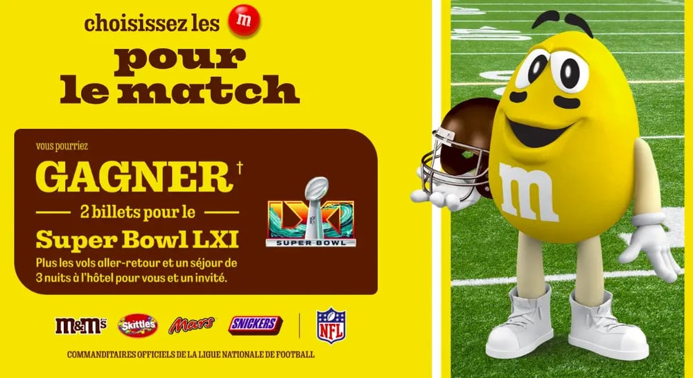Concours Gagnez deux billets pour le Super Bowl LXI avec les vols aller-retour et un séjour de trois nuits à l'hôtel!