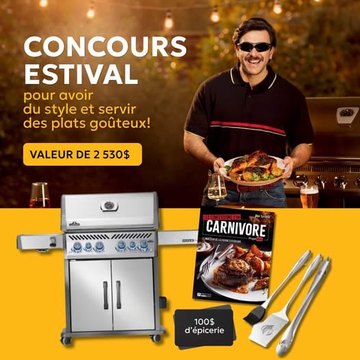 Concours BBQ estival Exceldor - 5 prix à gagner