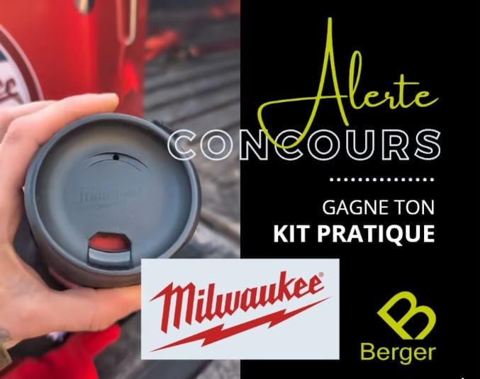 Concours Gagnez l'un des deux kits Milwaukee!