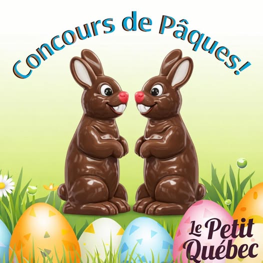 Concours Gagnez l'un des deux lapins en chocolat!