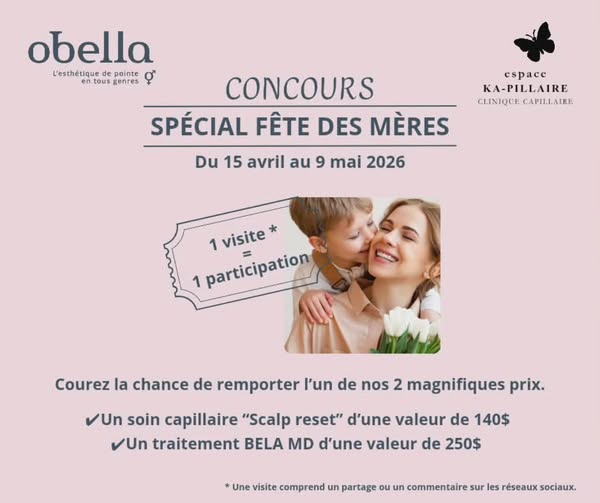 Concours Gagnez l'un des deux prix espace KA-pillaire!