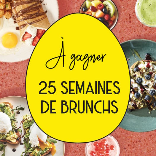 Concours Gagnez l'une des 25 semaines de brunch Allô mon Coco!