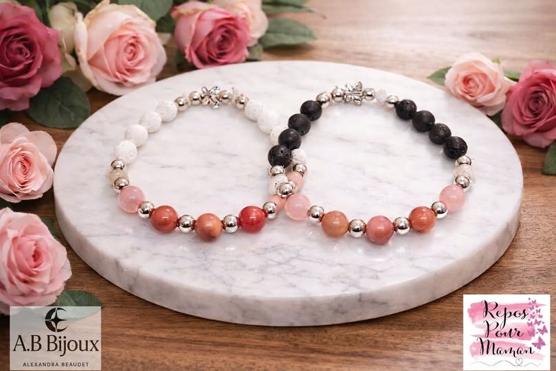 Concours Gagnez l'unn des deux magnifiques bracelets diffuseurs en pierres naturelles!