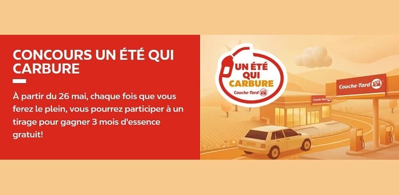 Concours Gagnez trois mois d'essence!