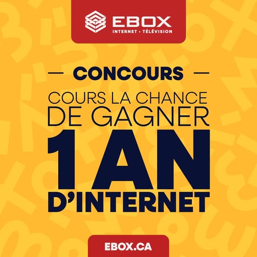 Concours Gagnez un an d'internet!