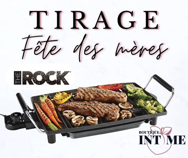 Concours Gagnez un appareil à raclette Starfrit The Rock!