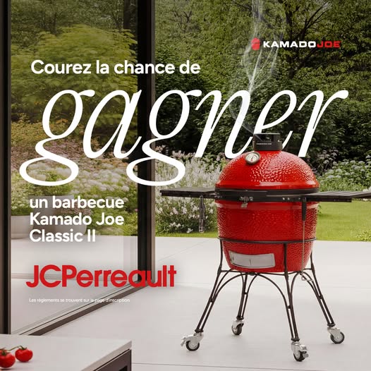 Concours Gagnez un barbecue Kamado Joe Classic II!