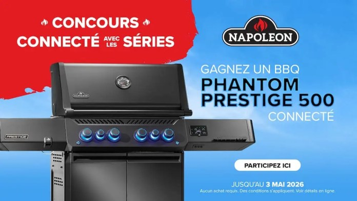 Concours TVA Sports Gagnez un BBQ au propane Phantom Prestige 500 connecté!