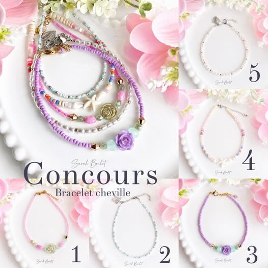 Concours Gagnez un bracelet de cheville!