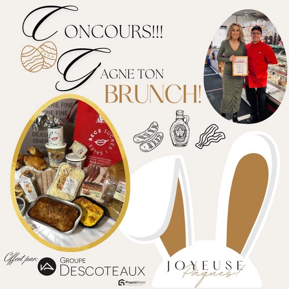 Concours Gagnez un brunch pour 4 à 6 personnes!
