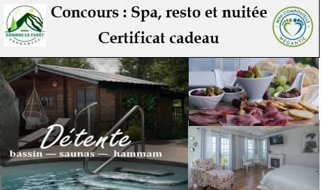 Concours Gagnez un certificat cadeau de 350$ du Domaine la forêt enchantée!
