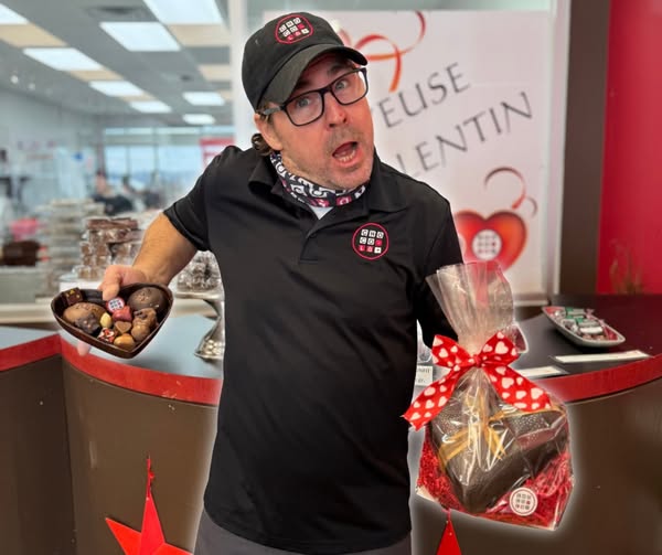 Concours Gagnez un coeur en chocolat fait à la main!
