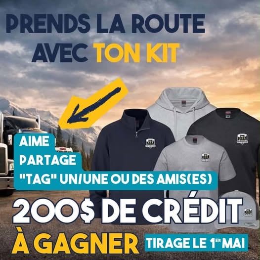 Concours Gagnez un crédit de 200$ dans la boutique On The Road Québec!