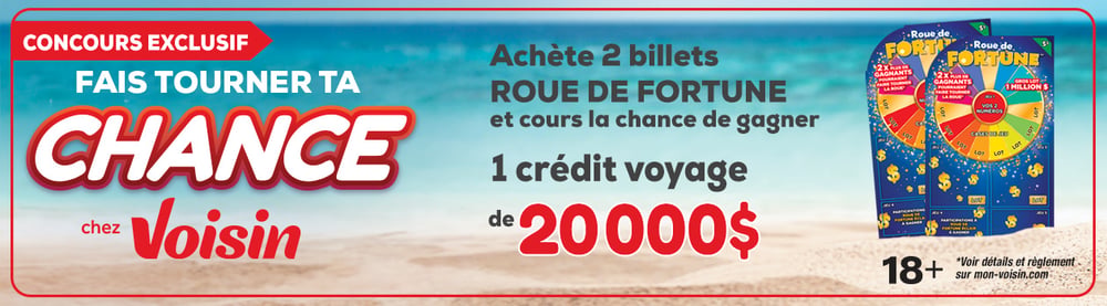 Concours Gagnez un crédit-voyage de 20 000$!