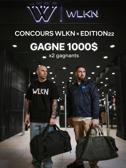 Concours Gagnez un DUFFLE BAGS EDITION 22 d'une valeur de 1000$!