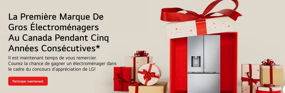 Concours Gagnez un électroménager!