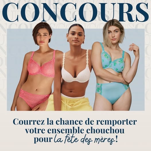 Concours Gagnez un ensemble de lingerie!