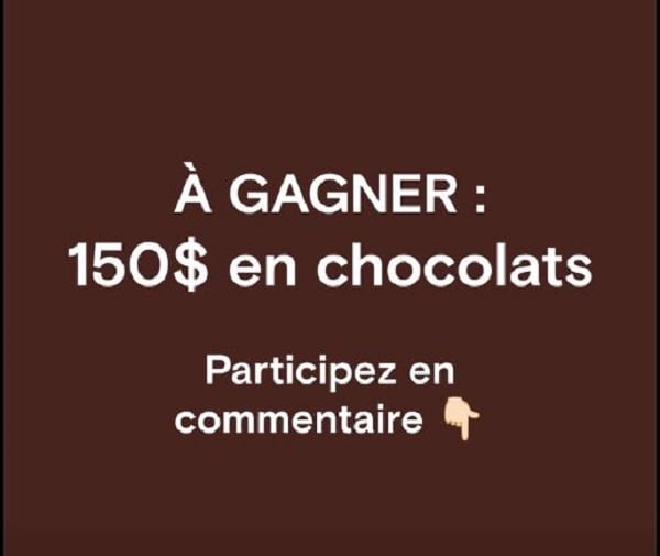 Concours Gagnez un ensemble de produits de La Chocolaterie des Pères de Mistassini!