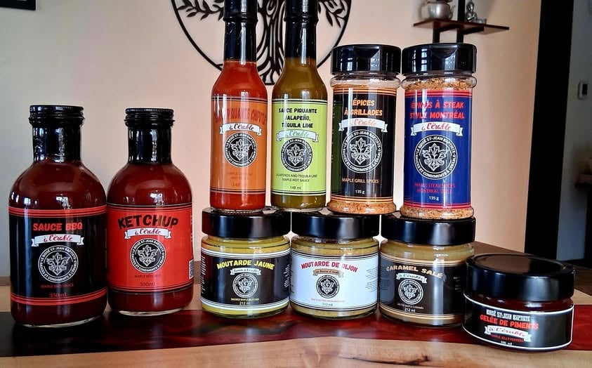 Concours Gagnez un ensemble de sauces et condiments à l'érable!