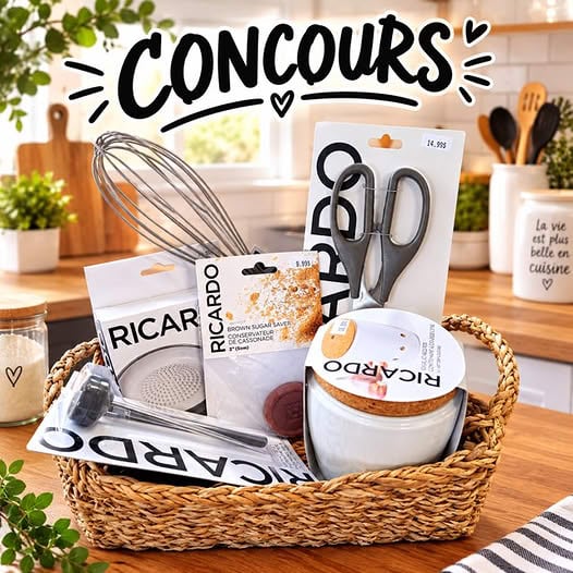 Concours Gagnez un ensemble pour cuisiner Ricardo!