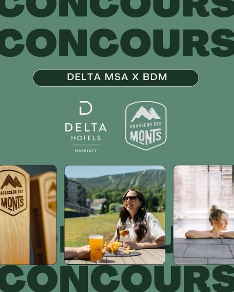 Concours Gagnez un forfait Brasseur Des Monts & Delta Marriott Mont-Sainte-Anne ! Concours Gagnez un forfait Brasseur Des Monts & Delta Marriott Mont-Sainte-Anne !