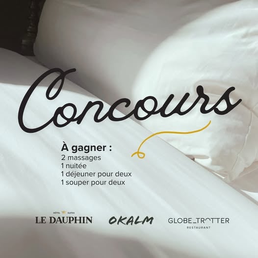 Concours Gagnez un forfait détente pour deux incluant une nuitée!