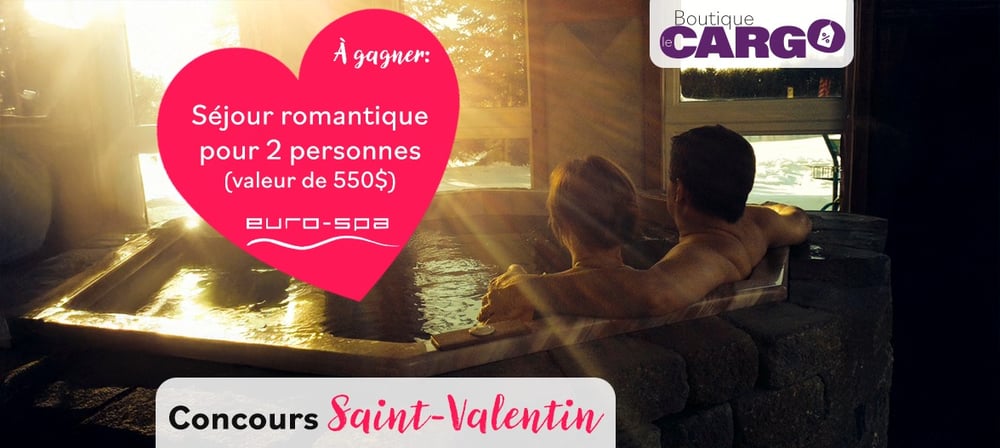Concours Gagnez un forfait romantique pour deux d'une valeur de 550$!