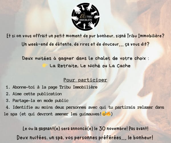 Concours Gagnez un forfait signé Tribu Immobilière! Concours Gagnez un forfait signé Tribu Immobilière!