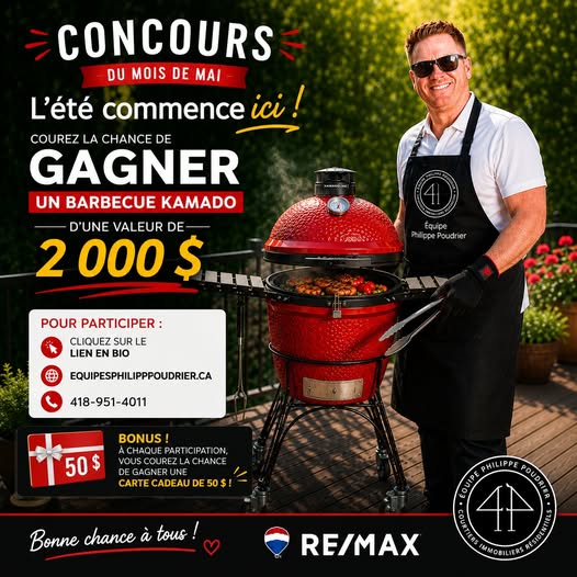 Concours Gagnez un Kamado!