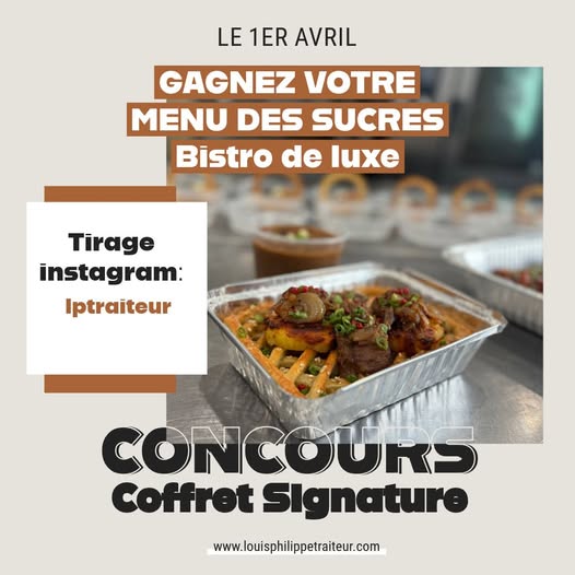 Concours Gagnez un menu bistro pour 6 personnes!