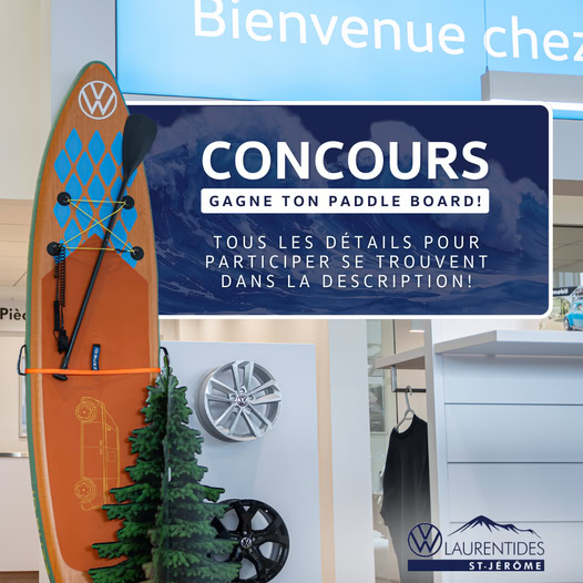 Concours Gagnez un paddle board signé VW!