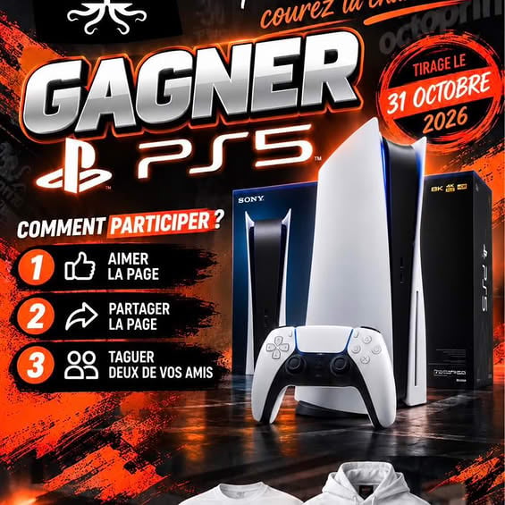 Concours Gagnez un PS5!