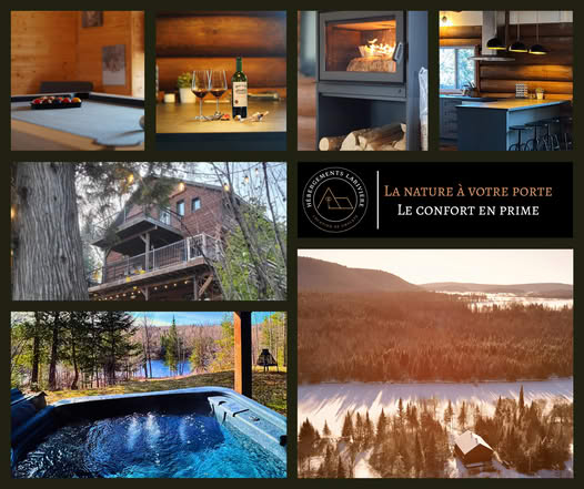 Concours Gagnez un séjour de 2 nuits au chic-chalet L’Ensoleillé avec Hébergements Larivière