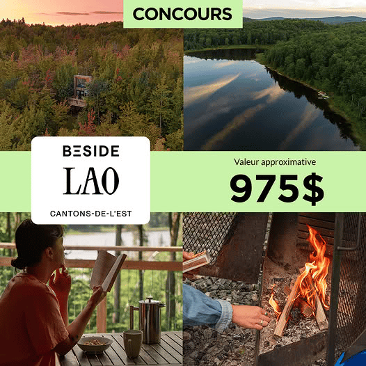Concours Gagnez un séjour pour deux personnes à Beside Lao!