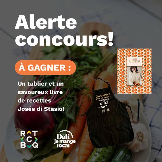 Concours Gagnez un tablier et un livre de recette Josée Di Stasio!